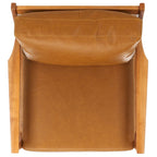 Massiver Akzentstuhl mit Kissen (komplett montiert) - 71,12 cm B x 83,82 cm T x 86,36 cm H - 28Bx33Tx34H