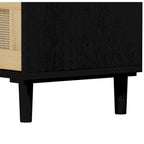 Rattan-Kommode mit 3 Schubladen