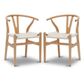 Weave Chairs - Solid Wood Frame