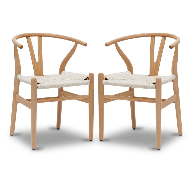 Weave Chairs - Solid Wood Frame