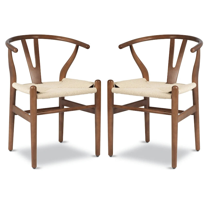 Weave Chairs - Solid Wood Frame