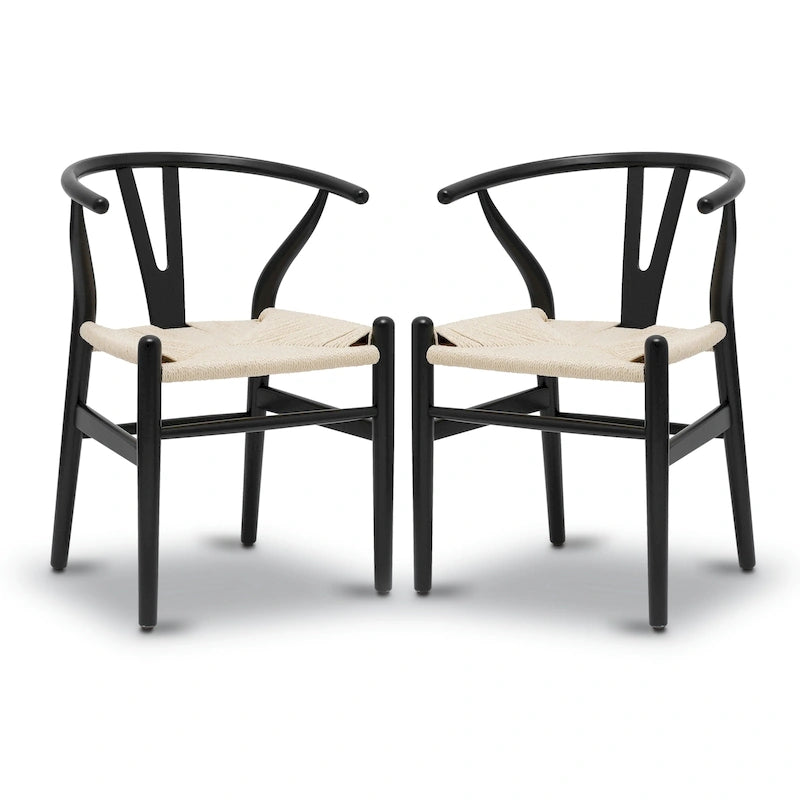Weave Chairs - Solid Wood Frame