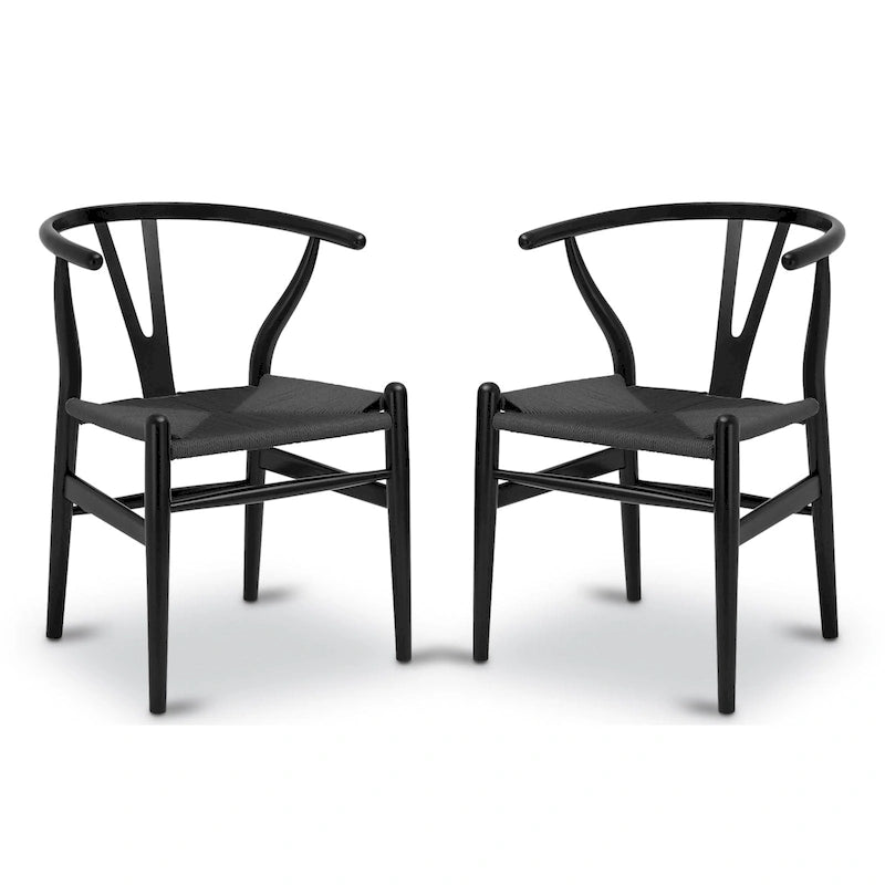Weave Chairs - Solid Wood Frame
