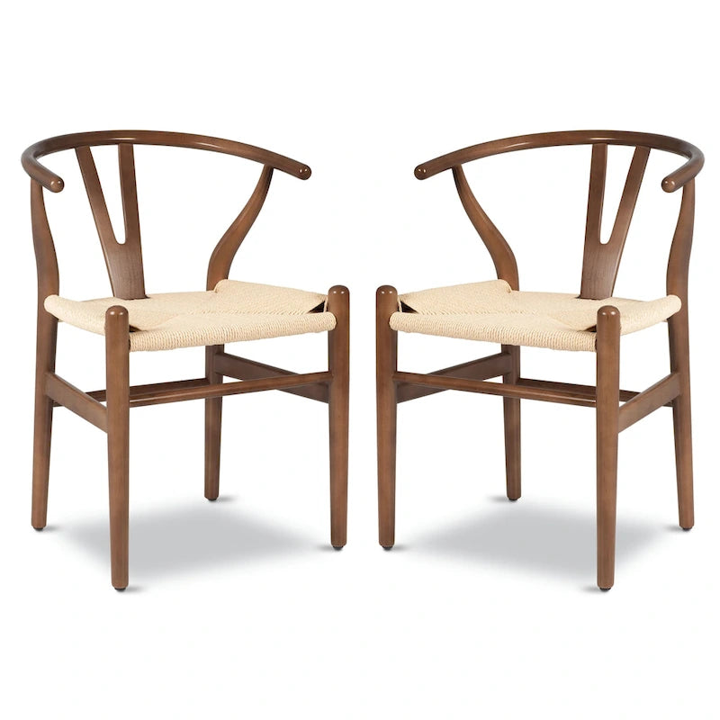 Weave Chairs - Solid Wood Frame