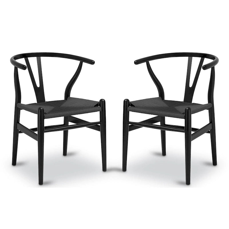 Weave Chairs - Solid Wood Frame